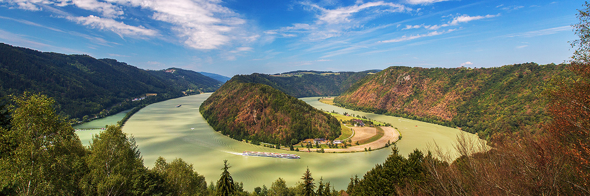 Der Donauradweg von Passau nach Wien  Der Donau-Radweg