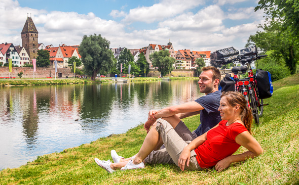 Pause am Donauufer