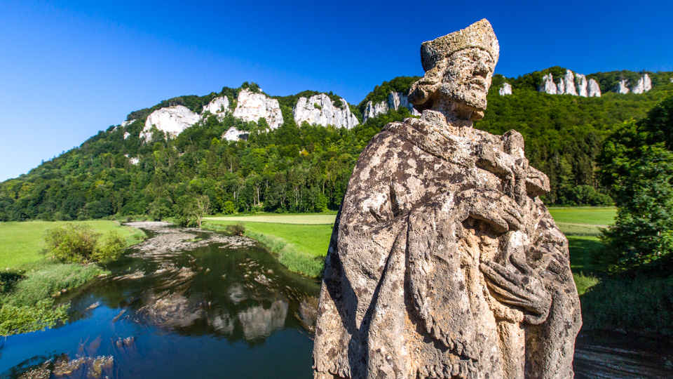 Radwandern an der oberen Donau