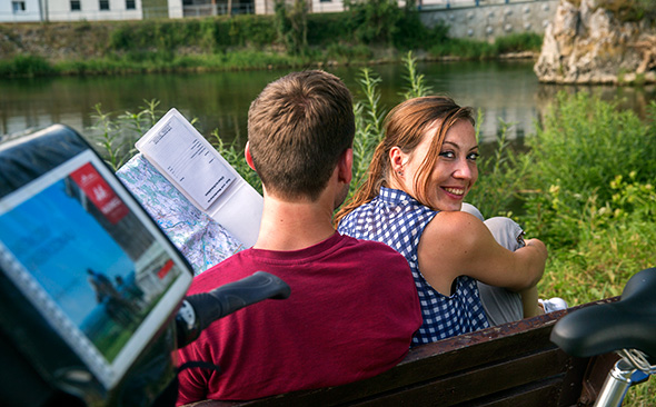 Unterwegs am Donau-Radweg