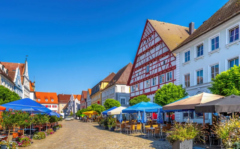 Der Günzburger Marktplatz