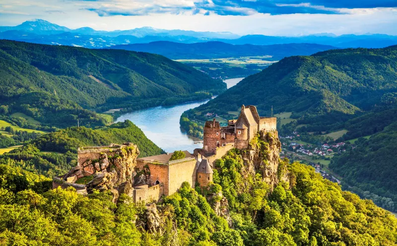 Die Burgruine Aggstein