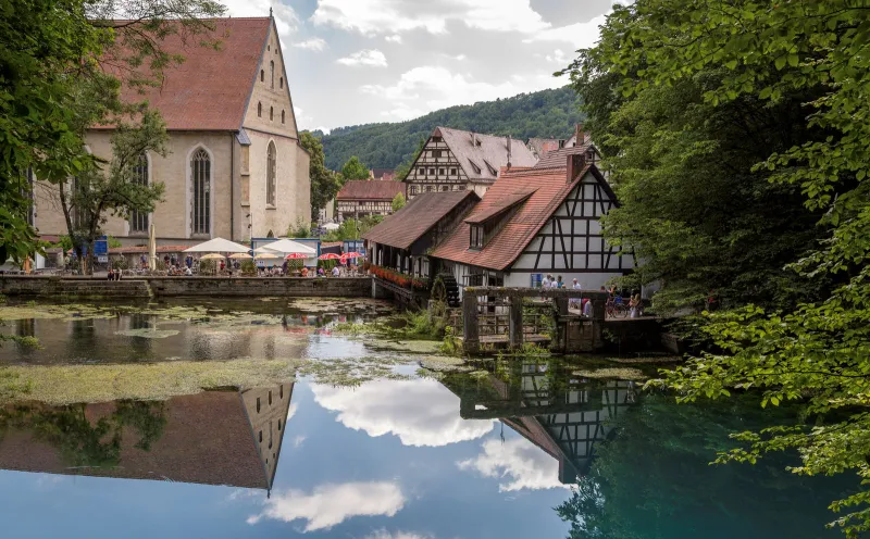 Besuch am Blautopf