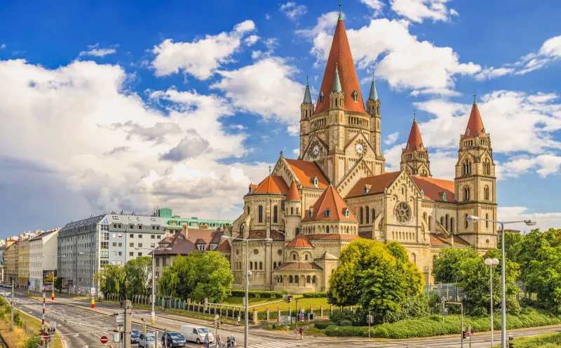 Die Franz-von-Assisi-Kirche in Wien