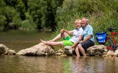 Abkühlung in der Donau