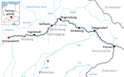 Radtour an der bayerischen Donau