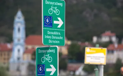 Donau-Radweg-Wegweiser-Oesterreich
