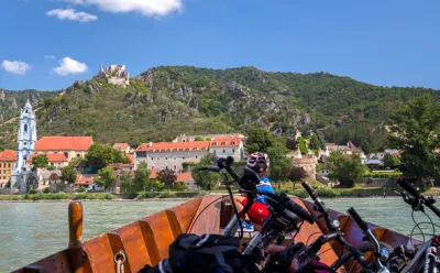 Blick auf Dürnstein und die Burg