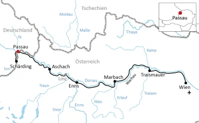 Der Donau Radweg Passau Wien