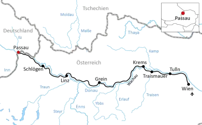 Von Passau nach Wien in 8 Tagen