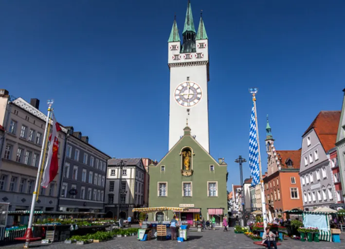 Marktplatz in Straubing