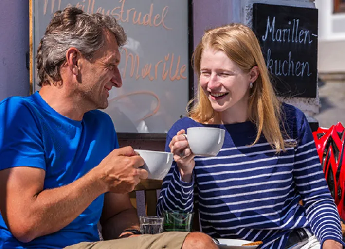 Zeit für Kaffee und Marillenkuchen