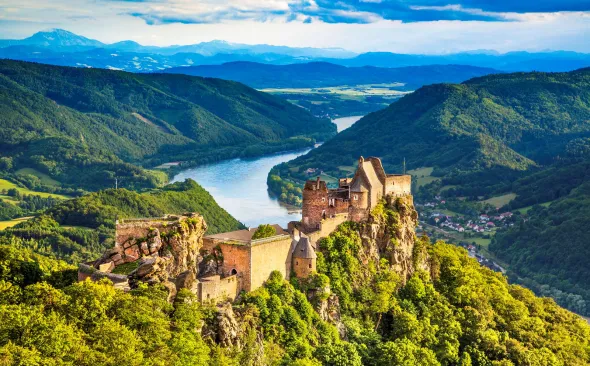 Die Burgruine Aggstein