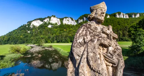 Radwandern an der oberen Donau